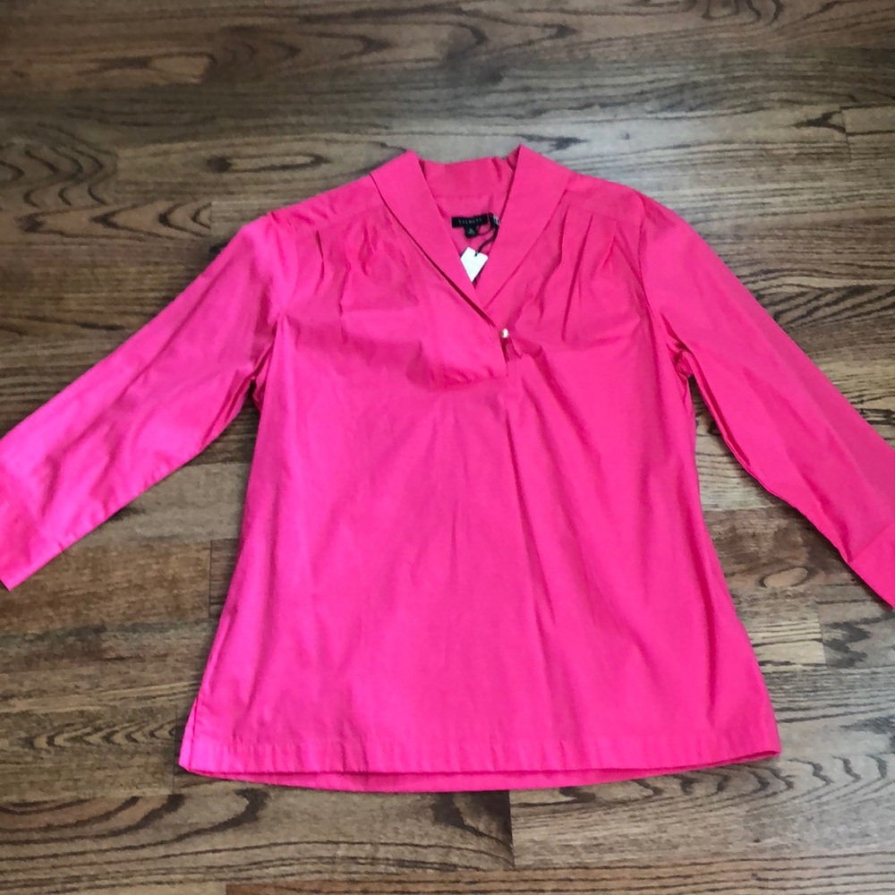 Talbots pink shirt